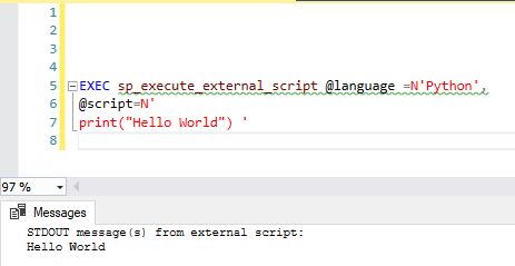 Python execution code