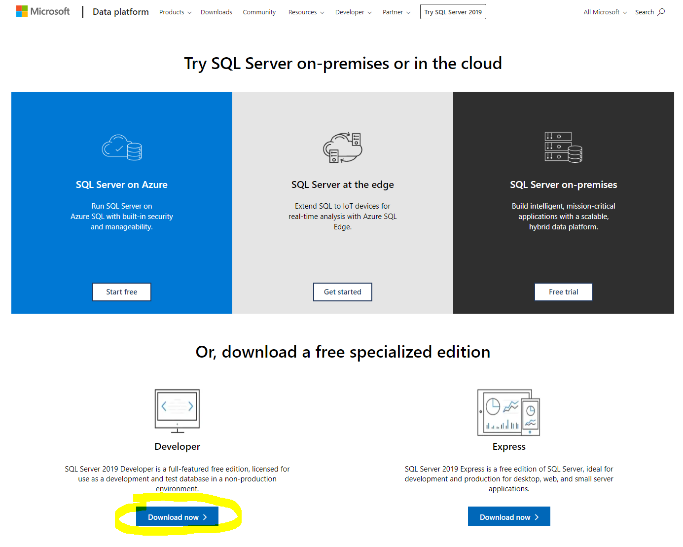 Download installation media