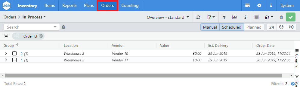 orders